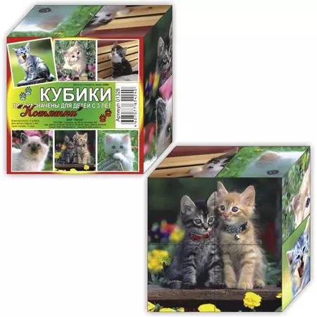 Игра Кубики 4шт Котята 01328 ш.к.4240