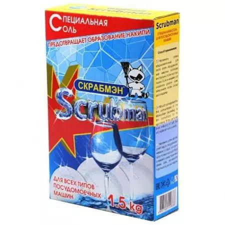 Соль для посудомоечных машин SCRUBMAN 1,5кг №22