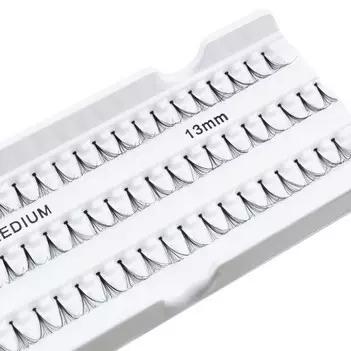 Пучки ресниц ТРИУМФ Fashion Lashes арт М203 Черные разная длина