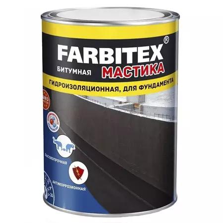 Мастика 4кг битумная гидроизоляционная FARBITEX 3454