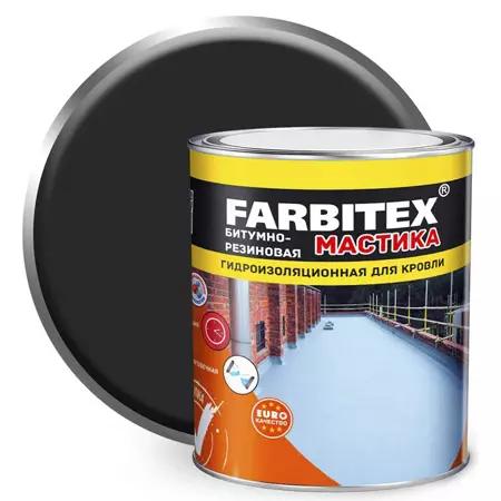 Мастика 2кг битумная резиновая FARBITEX 3456