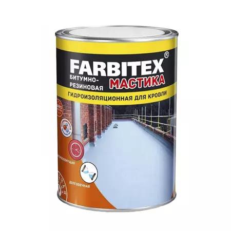 Мастика 4кг битумная резиновая FARBITEX 3457