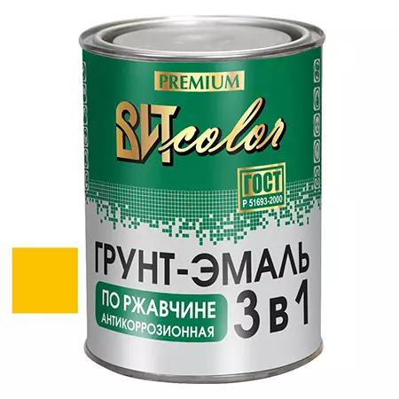 Грунт-эмаль по ржавчине 0,8кг 3в1 желтая ВИТ color