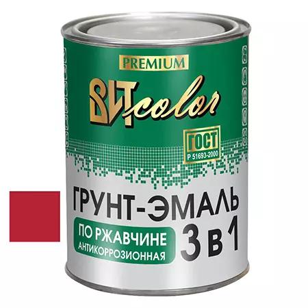 Грунт-эмаль по ржавчине 0,8кг 3в1 красная ВИТ color