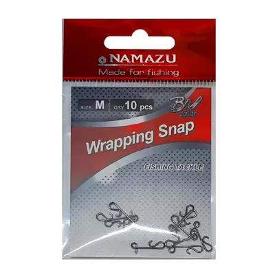 Застежка безузловая NAMAZU WRAPPING SNAP цв BN р M test-8кг N-FT-WSM сп=10шт цена за сп