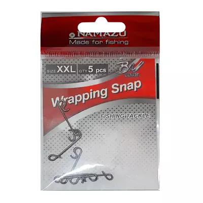 Застежка безузловая NAMAZU WRAPPING SNAP цв BN р XXL test-35кг N-FT-WSXXL сп=5шт цена за сп