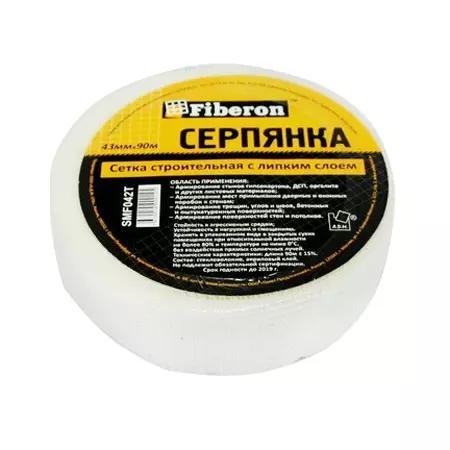 Лента самоклеящаяся серпянка 43мм*90м Fiberon SMF042T/24