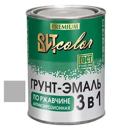 Грунт-эмаль по ржавчине 0,8кг 3в1 серая ВИТ color