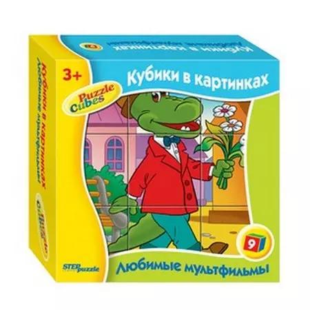 Игра Кубики 9шт Любимые мультфильмы-2 87310