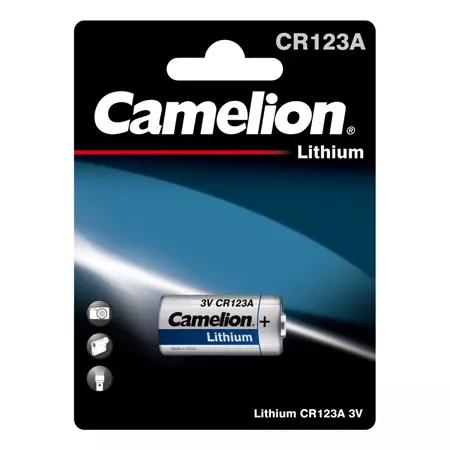 Батарейка спецэлемент большой плюс CAMELION литиевая  (СR123/CR123A-3V)