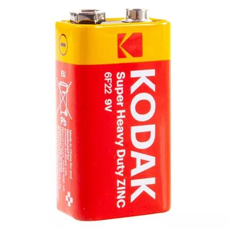 Батарейка крона KODAK Super Heavy Duty солевая (6F22-9V)