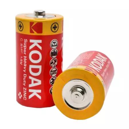 Батарейка средняя KODAK Super Heavy Duty солевая (R14/С-1,5V) сп=24шт/цена за шт