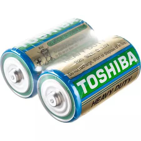 Батарейка большая TOSHIBA солевая (LR20/R20/D-1,5V) сп=2шт/цена за шт