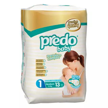 Подгузники PREDO BABY №1 2-5кг 13шт S-101 4512