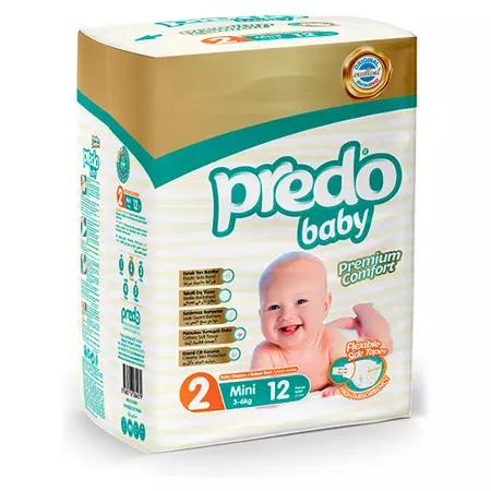 Подгузники PREDO BABY №2 3-6кг 12шт S-102 4079