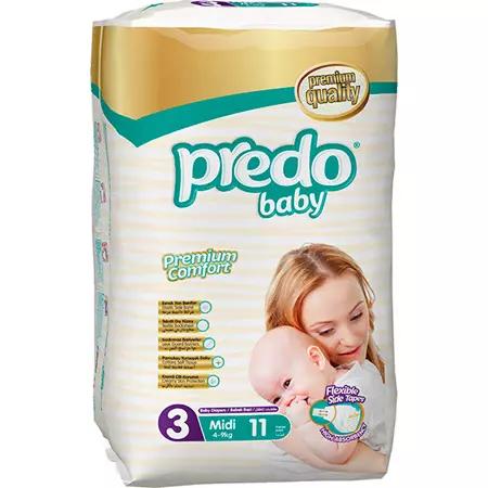 Подгузники PREDO BABY №3 4-9кг 11шт S-103 4086