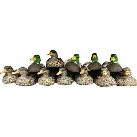 Чучела Утка Кряква Mallard OSCAR DECOYS Dusk 3D Elite MAGNUM 8уток+4селезня D12