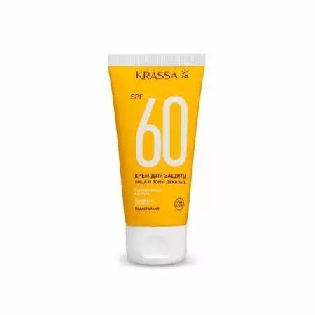 Крем для загара KRASSA 50мл SPF 60 для лица и зоны декольте шк 1252