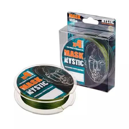 Шнур плетеный AKKOI Mask Mystic х4 100м 0,14мм deep-green ш.к.1544