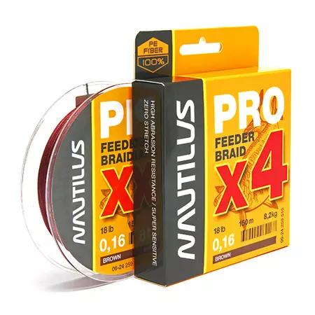 Шнур плетеный NAUTILUS Pro Feeder Braid X4 Black 150м 0,12мм 5,5кг 12lb 259 521 ш.к.2235