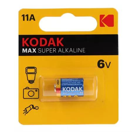 Батарейка спецэлемент малая KODAK Max Super алкалиновая (LR11/А27/MN27-6V) шк6565