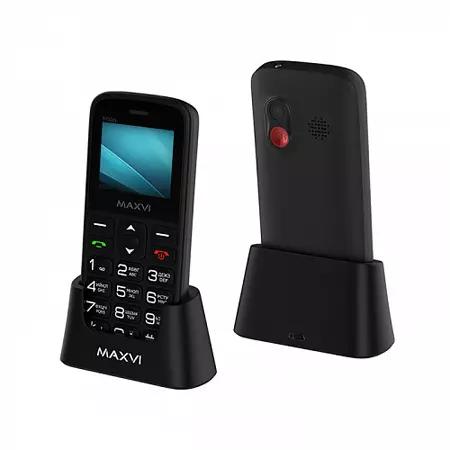 Телефон сотовый Maxvi B100ds Черный ш.к.4330 ЛЦ