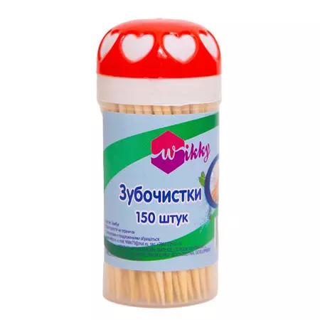 Зубочистки WIKKY 150шт 1392