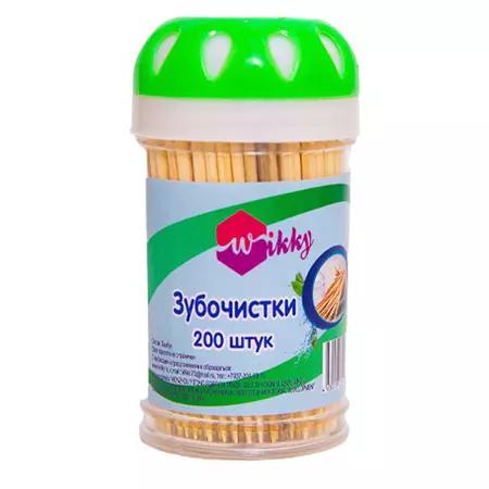 Зубочистки WIKKY 200шт 1415