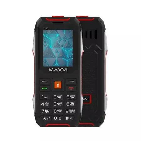 Телефон сотовый Maxvi T100 Красный ш.к.6754 ЛЦ