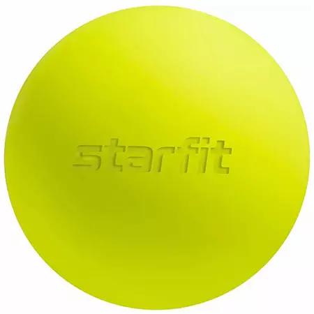 Мяч массажный 6см STARFIT для МФР силикагель RB-105 ярко-зеленый 2796