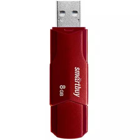 Флешка USB Smartbuy 8GB CLUE Burgundy SB8GBCLU-BG