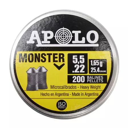 Пуля пневм Apolo Monster 5.5мм 1.6гр 200шт ш.к.1154