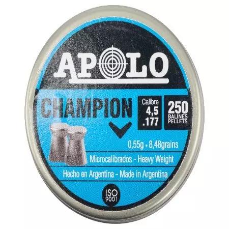 Пуля пневм Apolo Champion 4.5мм 0,55гр 250шт ш.к.1151