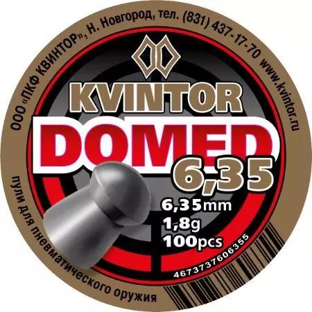 Пуля пневм Kvintor Domed 6,35мм 1,8г 100шт ш.к.6355