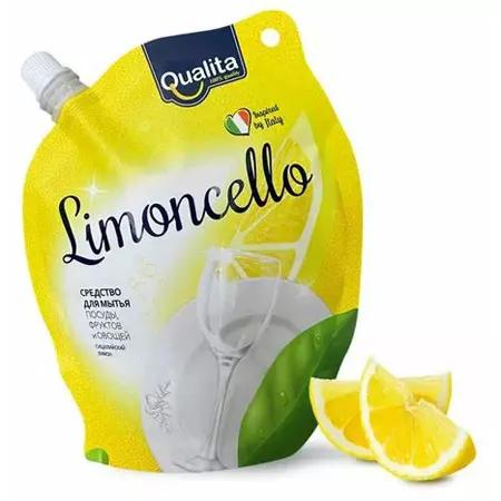 Ср моющ для посуды QUALITA 450мл LIMONCHELLO дой-пак АКЦИЯ