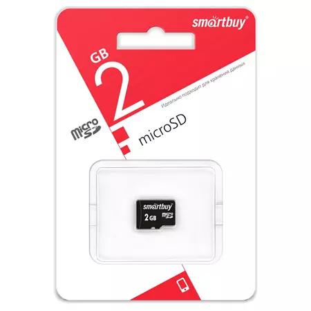 Флешка micro SD Smartbuy 2GB без адаптера