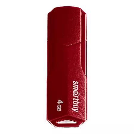 Флешка USB Smartbuy 4GB CLUE Burgundy